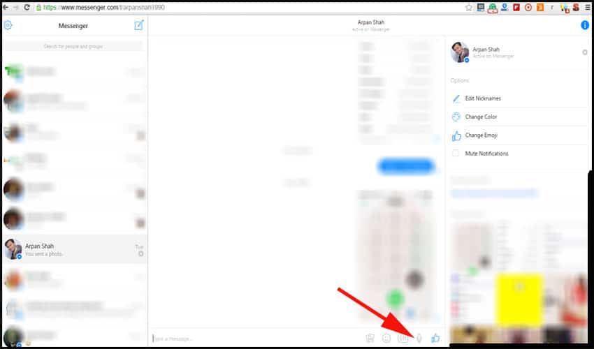 turn on microphone on mac for messenger